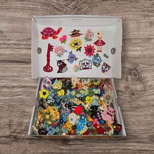 1960s-1970s Vintage Austrian & European Embroidery Patch Box